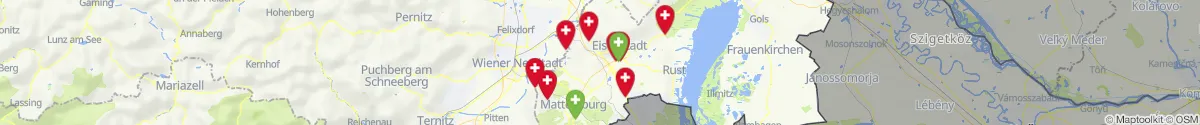 Map view for Pharmacies emergency services nearby Wimpassing an der Leitha (Eisenstadt-Umgebung, Burgenland)